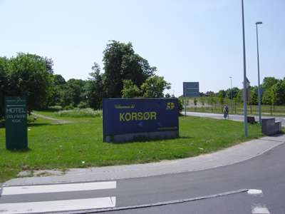 Korsor City Sign